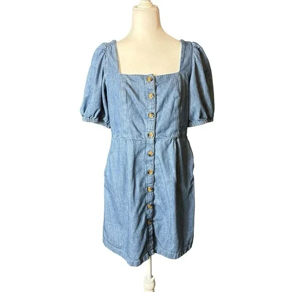 knee length dresses for ladies Sleeveless Linen-Blend Mini Shift Dress main image 1